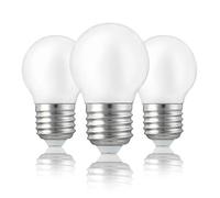 Hellum Bombilla LED E27, bombilla LED E27 con 2,5W como reemplazo para bombilla 25W, Mini globo 250 lúmenes 2700 Kelvin, E27 LED Vintage blanco cálido, bombilla LED E27, 3 piezas 220452