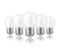 Hellum Bombilla LED E27, bombilla LED E27 con 2,5W como reemplazo para bombilla 25W, Mini globo 250 lúmenes 2700 Kelvin, E27 LED Vintage blanco cálido, bombilla LED E27, 5 piezas 220469