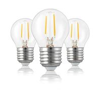 Hellum 209105 a +, LED Bombilla de Gota E27 G45 transparente Retrofit, cristal, 6 W, GU10, color blanco, 16 x 7 x 7 cm