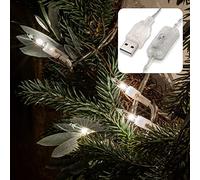 Hellum claroum 523126 Mini-Lichterkette Innen sobre USB Anzahl lámpara 20 LED Warm-Blanco Beleuchtete L