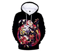 Helluva Boss Sudadera con Capucha para Adultos y Niños 3D De Manga Larga Harajuku Streetwear 2022 Dibujos Animados Anime Helluva Boss Pulóver para Mujeres Hombres Niños y Niñas