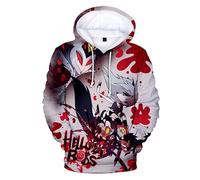 Helluva Boss Sudadera con Capucha para Adultos y Niños 3D De Manga Larga Harajuku Streetwear 2022 Dibujos Animados Anime Helluva Boss Pulóver para Mujeres Hombres Niños y Niñas