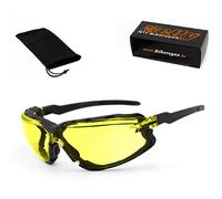 Helly - Gafas de sol para motocicleta, gafas de sol, gafas de sol para motocicleta, antivaho, resistentes al viento, irrompibles, con almohadillas extraíbles, gran sensación