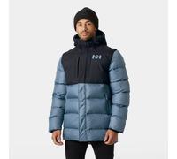 Helly Hansen Chaqueta larga Active Puffy para hombre, azul marino lavado, M