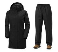 Helly Hansen Aden/HH conjunto de lluvia, mujer, negro