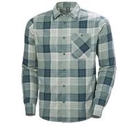Helly-Hansen Aker Flannel Ls - Camisa clásica de manga larga, suave y duradera a cuadros para uso casual y al aire libre, 453 Dark Cr ascade Plaid, X-Large