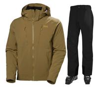 Helly Hansen Alpha 4.0/Legendary, conjunto de esquí, hombre, marrón/negro