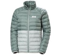 Helly-Hansen Banff - Chaqueta aislante para mujer, abrigo ligero y cálido, perfecto para calentamiento atlético y chaquetas de pista, 462 Green Mist/Cactus, S