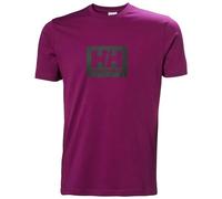 Helly Hansen Camiseta HH Box para Hombre, 691 Magenta Oscuro, XS, Magenta Oscuro 691, XS