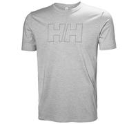 Helly Hansen Camiseta para Hombre con Logotipo de HH Tech, Color Gris Melange, Talla 2XL, Gris, XXL