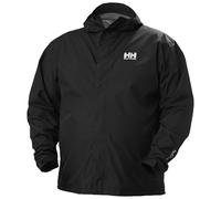 Helly Hansen Chaqueta de Lluvia Hombre Seven J - Cazadora Ligera con Capucha Fija y Puños Ajustables
