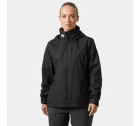 Helly Hansen Women's Crew Hooded Jacket, Black, XS