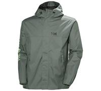Helly Hansen Chaqueta Ervik para hombre, color cactus gris, talla S