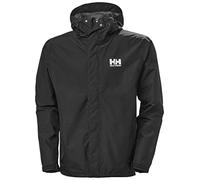 Helly Hansen Chaqueta Impermeable Seven J, Hombre, Negro, S