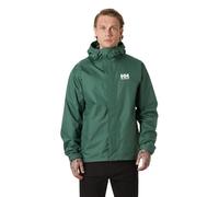Helly Hansen Chaqueta Impermeable Seven J, Hombre, Verde, M