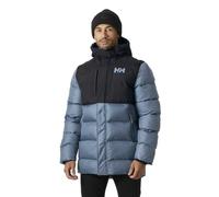 Helly Hansen Chaqueta larga Active Puffy para hombre, azul marino lavado, XL