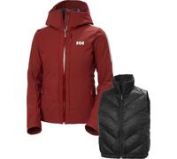 Helly-Hansen - Chaquetas de esquí mujer - W Avanti 3In1 Softshell Jkt Mars Red para Mujer de Softshell - Talla S - Rojo Rojo S