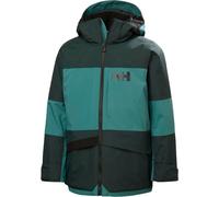 Helly-Hansen - Chaquetas de esquí niños - Jr Summit 2.0 Jacket Opal Green - Talla 14 años - Verde Verde 14 años