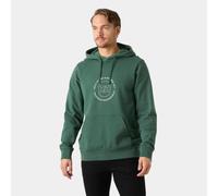 Helly Hansen Core Graphic Hoodie Hombre - Yellow/Green - 2XL
