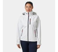 Helly Hansen Mujeres Chaqueta con capucha W Crew 2.0, Blanco, 3XL