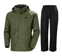 Helly Hansen Dubliner/HH Rain conjunto de lluvia, hombre, verde/negro