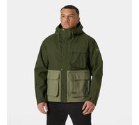 Helly Hansen Escape Utility Rain Jacket Hombre Verde 2XL