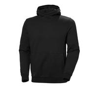 Helly-Hansen Evo Hoodie - Sudadera de forro polar impermeable con capucha ajustable, tela transpirable y bolsillo frontal tipo canguro para hombre, 991 negro , Medium