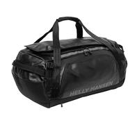Helly Hansen Guide Duffel Bag, Bolsa de Viaje Negra, 50L, Poliéster Ripstop, Resistente al Agua, Convertible en Mochila (Negro)
