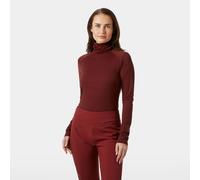 Helly Hansen HH Durawool High Neck Long Sleeve Mujer Rojo XS XS