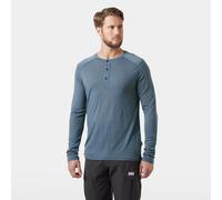 Helly Hansen HH Durawool Long Sleeve Henley Hombre Azul marino L L