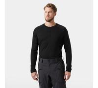 Helly Hansen HH Durawool Long Sleeve Henley Hombre Negro S
