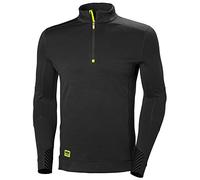 Helly Hansen HH LIFA 1/2 Zip Workwear, Negro, L-Chest 42.5" (108Centimeters) para Hombre