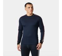 Helly Hansen HH Lifa® Stripe Long-sleeve Crew Base Layer Hombre Azul marino XL