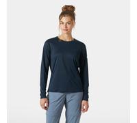 Helly Hansen Mujeres W HH Tech Crew LS 2.0, Azul Marino, L