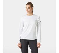 Helly-Hansen Mujeres W HH Tech Crew LS 2.0, Blanco, L