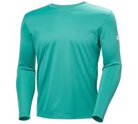 Helly Hansen HH Tech Crew LS, Color Menta Oscura, Talla L