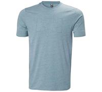 Helly Hansen HH Tech Logo T-Shirt Camiseta para Senderismo, Azul Marino, M Hombre