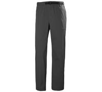 Helly-Hansen Holmen - Pantalones de senderismo para hombre con cinturón integrado, cintura ajustable, logotipo discreto, diseño de 5 bolsillos, 980 Ébano, 34W x 30L
