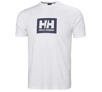 Helly Hansen Hombre Camiseta HH Box, XS, Blanco