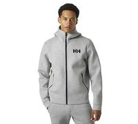Helly Hansen Hombre Chaqueta Hydropower Ocean Cierre Completo 2.0, M, Gris Melange