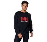 Helly Hansen Hombre Logo Equipo Terry Francés Suéter de Algodón 45% OFF