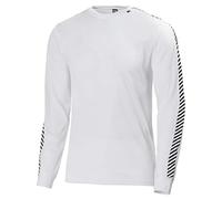 Helly Hansen Hombre LS Baselayer, Blanco, L