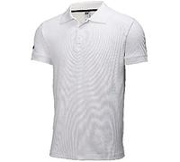 Helly Hansen Hombre Polo Crewline, Blanco, XL