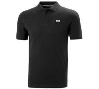 Helly Hansen Hombre Polo Transat, Negro, S
