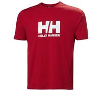 Helly Hansen Hombres Camiseta con el Logotipo de HH 3.0, Rojo, XL