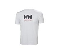 Helly Hansen Hombres Camiseta con logo HH, Blanco, M