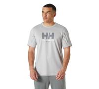 Camiseta de hombre Helly Hansen Hh Tech Graphic T-Shirt 2.0 Talla: XL / Color: gris