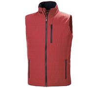 Helly Hansen Mens Crew Insulated Vest 2.0, S, Red