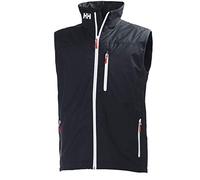 Helly Hansen Hombres Chaleco de tripulación, Azul Marino, S