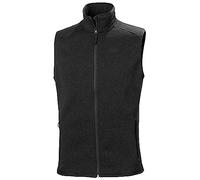 Helly Hansen Hombres Chaleco Varde Fleece 2.0, Negro, L